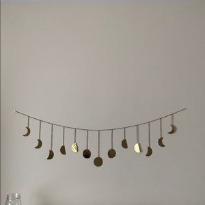 Urban Outfitters Moon Phase Wall Sign